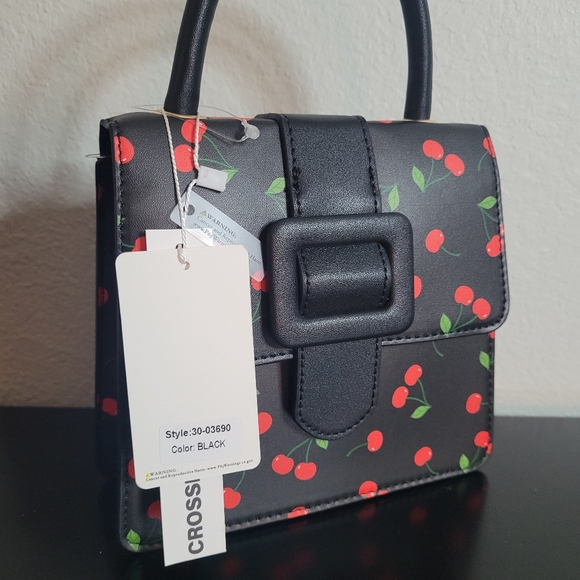 Blush Crush Cherry Print Bag - Picture 3 of 7